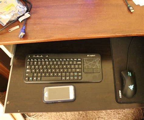 Building a diy keyboard tray keyboard drawer ikea 2. Keyboard/Mouse Tray | Diy tray, Tray, Keyboard