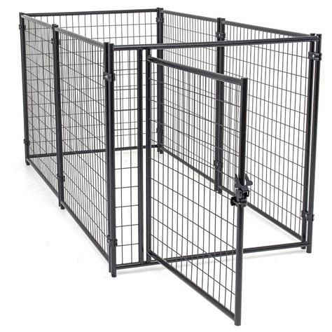 Kennelmaster 4 Ft X 4 Ft X 6 Ft Welded Wire Dog Fence Kennel Kit