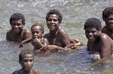 bathing river papua guinea