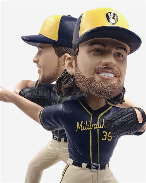 Corbin Burnes And Josh Hader Milwaukee Brewers No Hitter Dual Bobblehead Foco