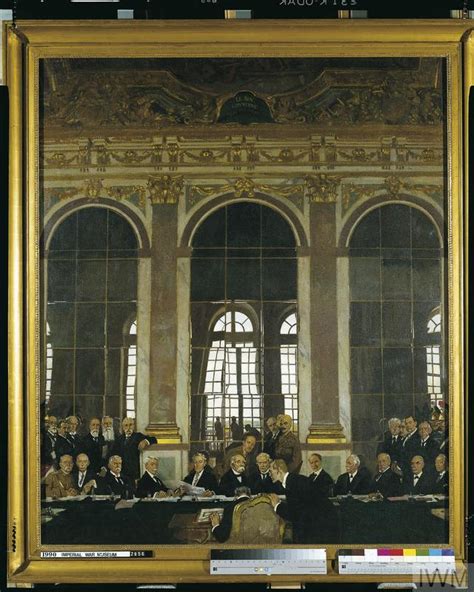 The Signing Of Peace In The Hall Of Mirrors Versailles 28th June 1919