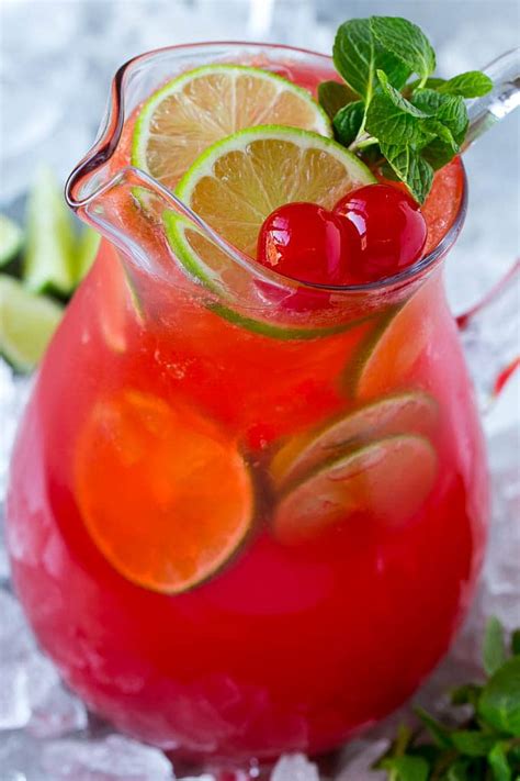 This homemade cherry limeade recipe is filled with fresh cherries & limes. Cherry Limeade - Dinner at the Zoo