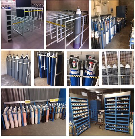 Laboratory Gas Cylinder Storage Cages Racks And Shelters Storage Essentials Professional