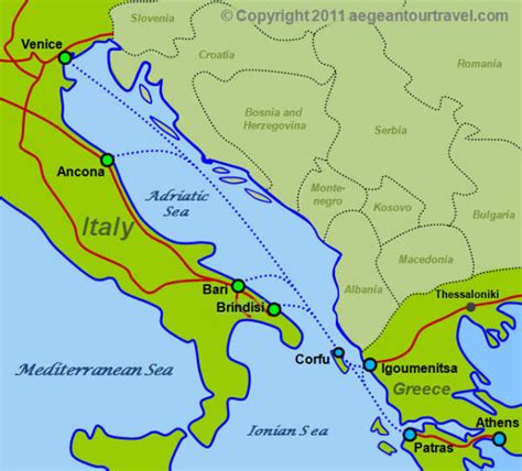 Turkey is officially named the republic of turkey. Turkish Ferries Route Map Italy-Greece