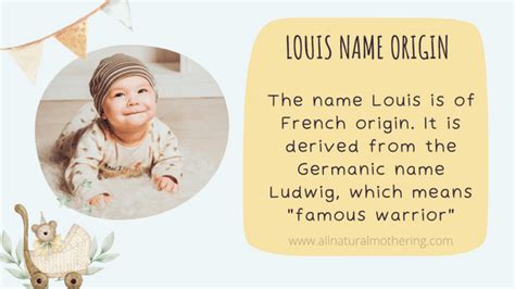 123 Strong Middle Names For Louis All Natural Mothering