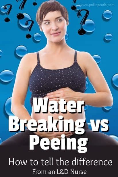 how to tell if your water broke or you peed