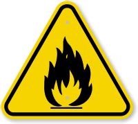 Explosiveunstable explosive.replacesflammableflammable gas, liquid or solid. ISO Fire Hazard Warning Sign Symbol - Fast and Free ...
