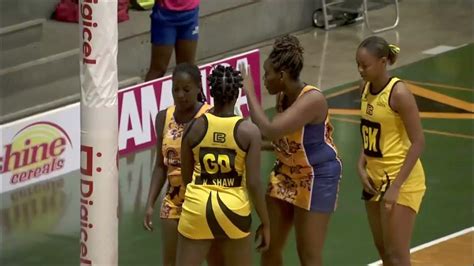 anwcq jamaica sunshine girls continue win streak defeat barbados gems 75 37 in wcq match youtube