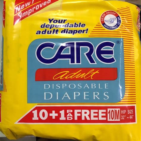 care adult diaper medium 10 1 tape shopee philippines