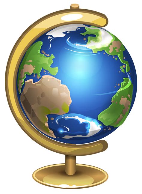 Earth World Globe Clip Art Cartoon Picture Of The World Globe Png