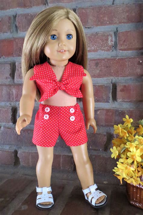 Shorts Made From Simplicity 1380 Reduced To 94 Doll Clothes