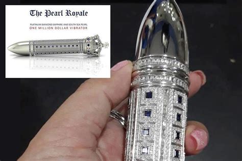 diamond encrusted dildo with 2 000 rare stones and a built in pearl necklace goes on sale for £