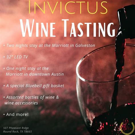 Invictus World Want To Drink Unlimited Wine Hang Out