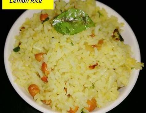 Flavorful Lemon Rice Or Chitranna Recipe Yummy Ashas Kitchen