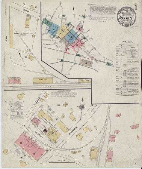 Sanborn Fire Insurance Map From Abbeville Abbeville County South