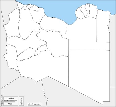 Libya Free Map Free Blank Map Free Outline Map Free Base Map