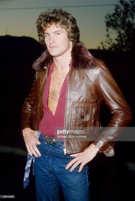 Actor And Singer David Hasselhoff Poses For A Portrait Circa 1978 In
