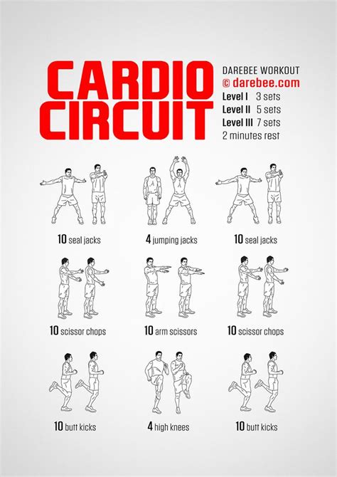 Cardio Circuit Workout Cardio Circuit Cardio Workout Gym Cardio Workout At Home