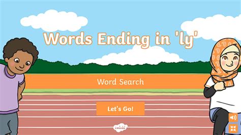 Words Ending In Ly Interactive Word Search Twinkl