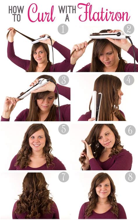 Top 10 Best Tutorials On How To Curl Your Hair With Flat Iron How To Curl Your Hair Curled