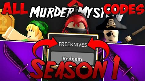 Murder Mystery 2 Codes 2021 - Codes Murder Mystery 2 2021 ...