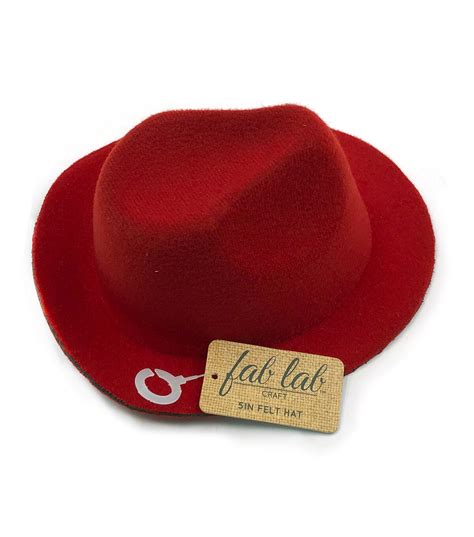 Fab Lab 5 Felt Hat Red Joann