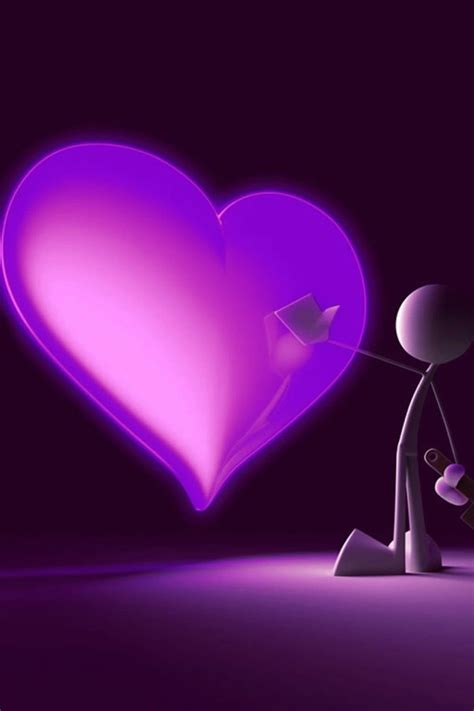 🔥 download purple heart iphone wallpaper and 4s by rwheeler40 heart wallpaper for iphone