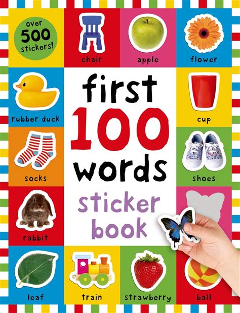 First 100 Words Sticker Book Roger Priddy Macmillan