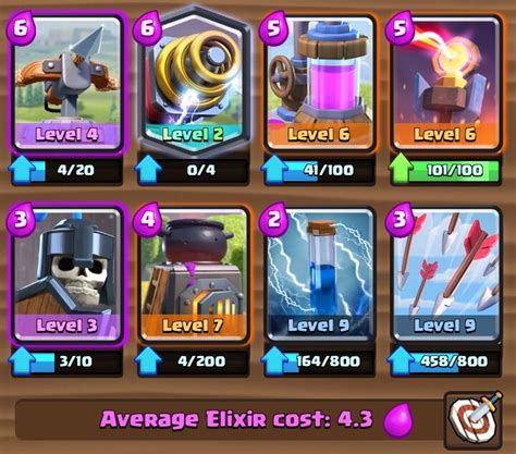 Clash Royale Arena 9 Deck - The return of the siege - Arena 9 Deck with 3200 Trophies CR