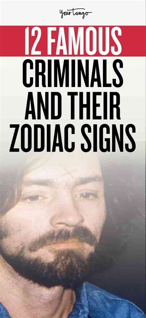 Most Common Zodiac Signs For Serial Killers The Killer Who Was Never