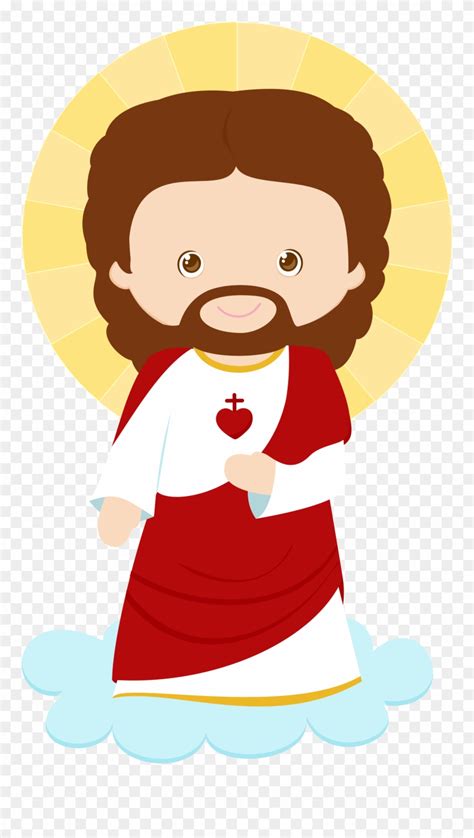 Transfer soft para tecidos claros com a opção de contorno em strass. Sagrado Corazón De Jesús - Jesus Desenho Png Clipart ...