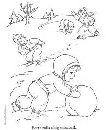 winter coloring sheets  pictures