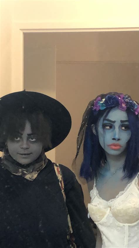 Enchanting Corpse Bride Halloween Makeup Look