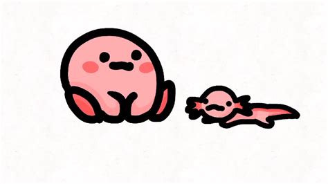 Kirbxolotl Kirby Eats An Axolotl Animation Flipaclip Youtube