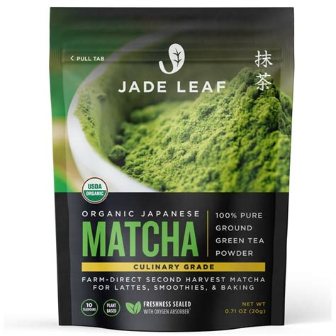 Jade Leaf Matcha Organic Japanese Culinary Matcha Powdered Tea 07 Oz