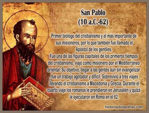 Biografia De San Pabloapostol Historia De Su Vida Y Viajes