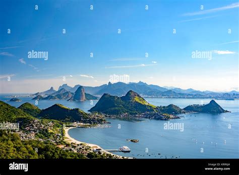 View Of Rio De Janeiro Guanabara Bay Sugarloaf Hill And Others