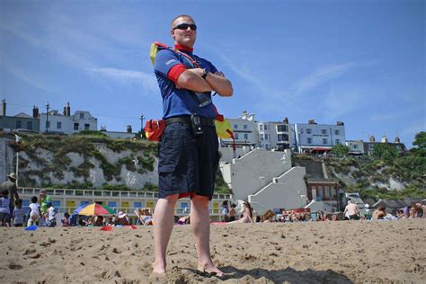 Kent S PCSO Lifeguard Alex Walker Saves Life On First Day On Duty At Viking Bay In Broadstairs