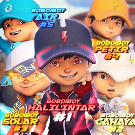 Halilintar Thunderstorm Gambar Boboiboy Galaxy Gambar Boboiboy