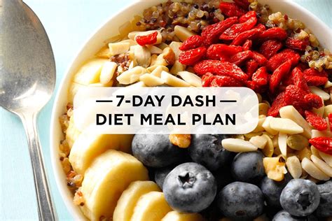 The 7 Day Dash Diet Meal Plan The Ultimate Program To Lose Weight