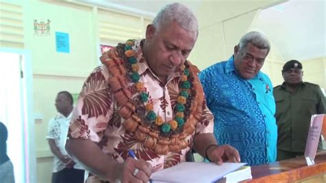 Fijian Prime Minister Officially Opens Vunisea Secondary School Library