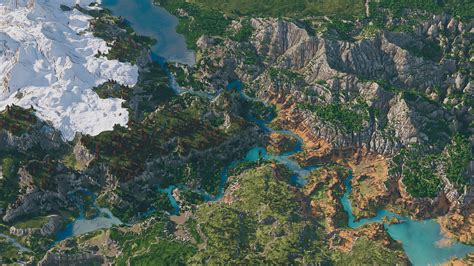 But in any case, this map is perfect for survival, as it has a beautiful and realistic landscape generation. Download+Cinematic Custom Biome Terrain Map [4kx4k ...