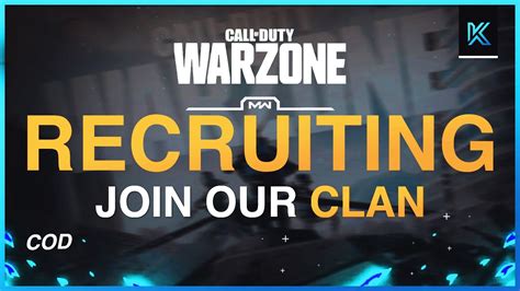 Modern Warfare Clan Recruitment How To Join A Warzonecod Clan 2021