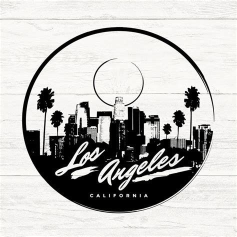 Los Angeles Eps Los Angeles Svg Los Angeles Png California Etsy
