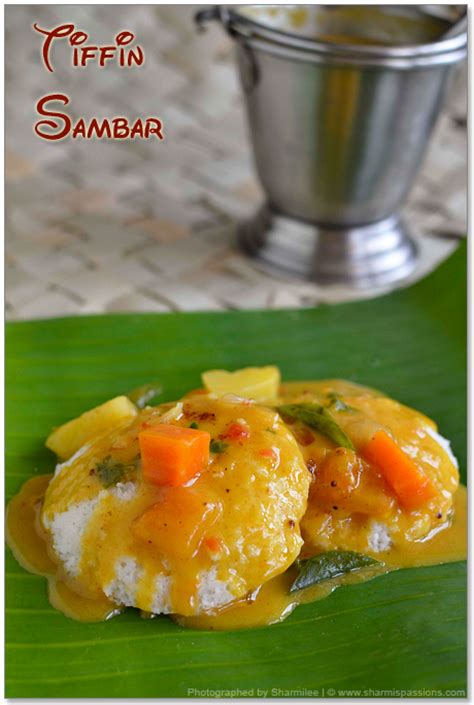 Tiffin Sambar Recipe Hotel Style Tiffin Sambar Sharmis Passions