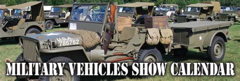 Military Vehicle Shows Rallies And Reenactments Calendar Of Events