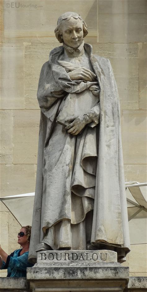 Louis Bourdaloue Statue On Aile Colbert At The Louvre Page 1032