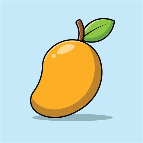 Ilustraci N De Icono De Vector De Dibujos Animados De Fruta De Mango