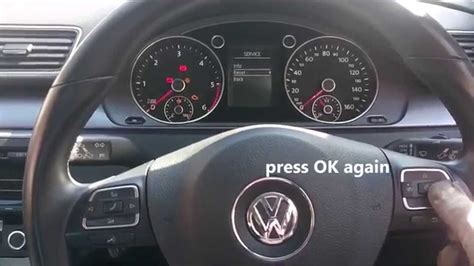How To Reset Service Light On Your Volkswagen Passat 2010 2011