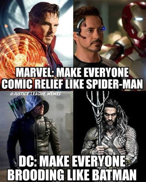 Difference Between Marvel And Dc A Compilation Of Memes Tvmovies